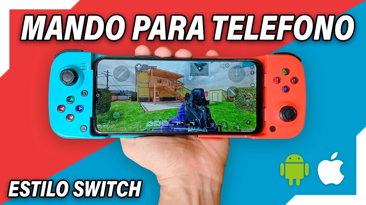 GAMEPAD PARA CELULAR ESTILO SWITCH NATIVO Y SIN APPS | MANDO BSP-D3 [ANDROID/iOS]