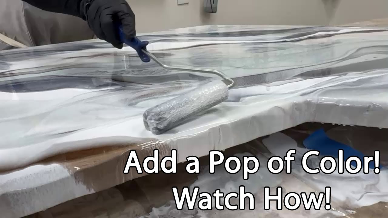 Add a Pop of Color! Easy Resin Countertop Design | Artisan Design Concepts