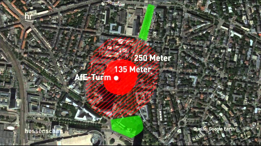 Sprengung des Uni-Turms Frankfurt: Wo sieht man am besten?