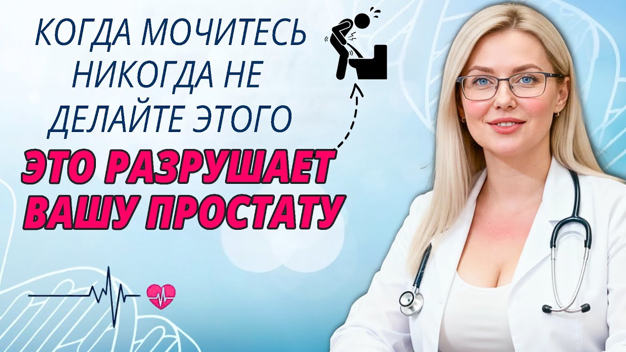 При мочеиспускании НИКОГДА не делайте этого (Это тихо разрушает вашу простату)