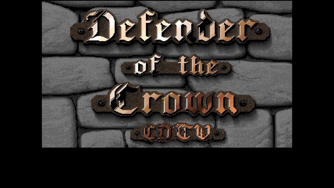Defender of the Crown (Amiga CDTV) – Écran-titre (PAL) – 1080p