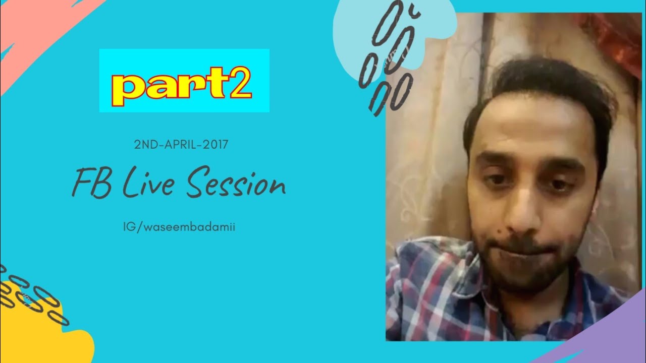 Waseem Badami | FB Live | Part2 || #ahkclub