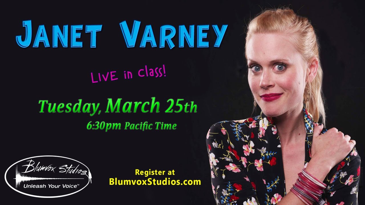 Janet Varney at Blumvox Studios! - Tuesday March 25th, 2025
