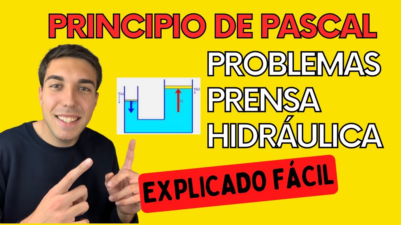 𝐏𝐫𝐢𝐧𝐜𝐢𝐩𝐢𝐨 𝐝𝐞 𝐏𝐀𝐒𝐂𝐀𝐋 𝐲 𝐏𝐑𝐄𝐍𝐒𝐀 𝐇𝐈𝐃𝐑𝐀Ú𝐋𝐈𝐂𝐀 [Ejercicios RESUELTOS PASO A PASO] Hidrostática ✅