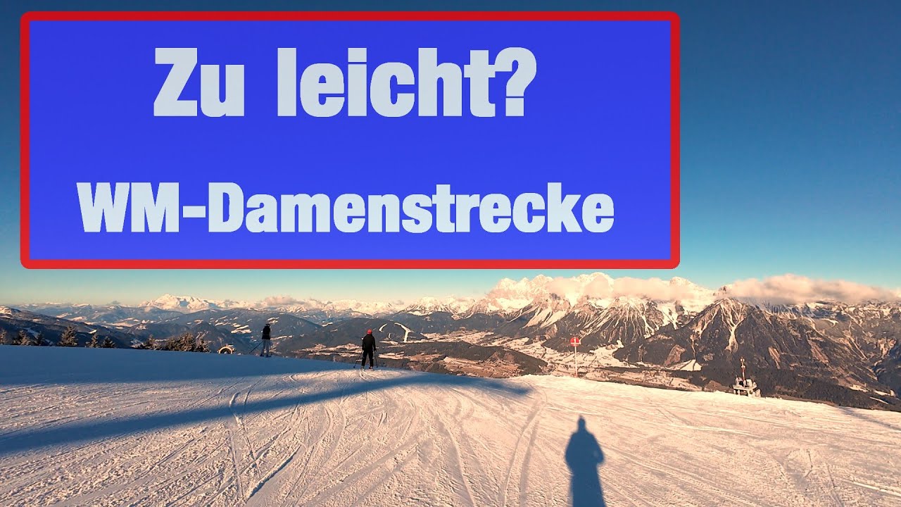 Planai Piste 2 🎿 WM-Damenstrecke in Schladming | POV
