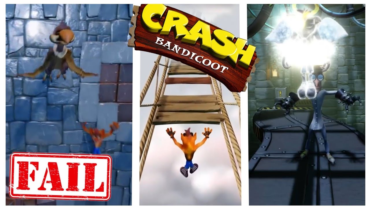 Crash Bandicoot 1 PIORES MOMENTOS