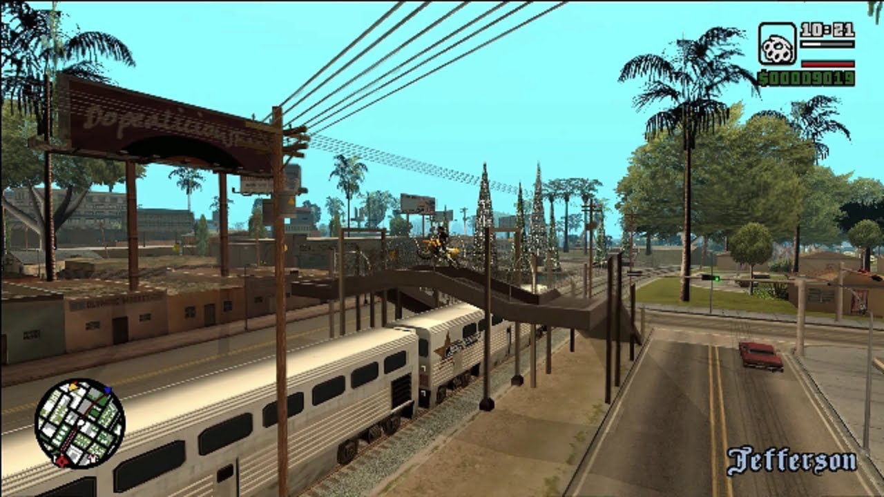 GTA San Andreas - По Другую Сторону Рельс (эпичный способ)