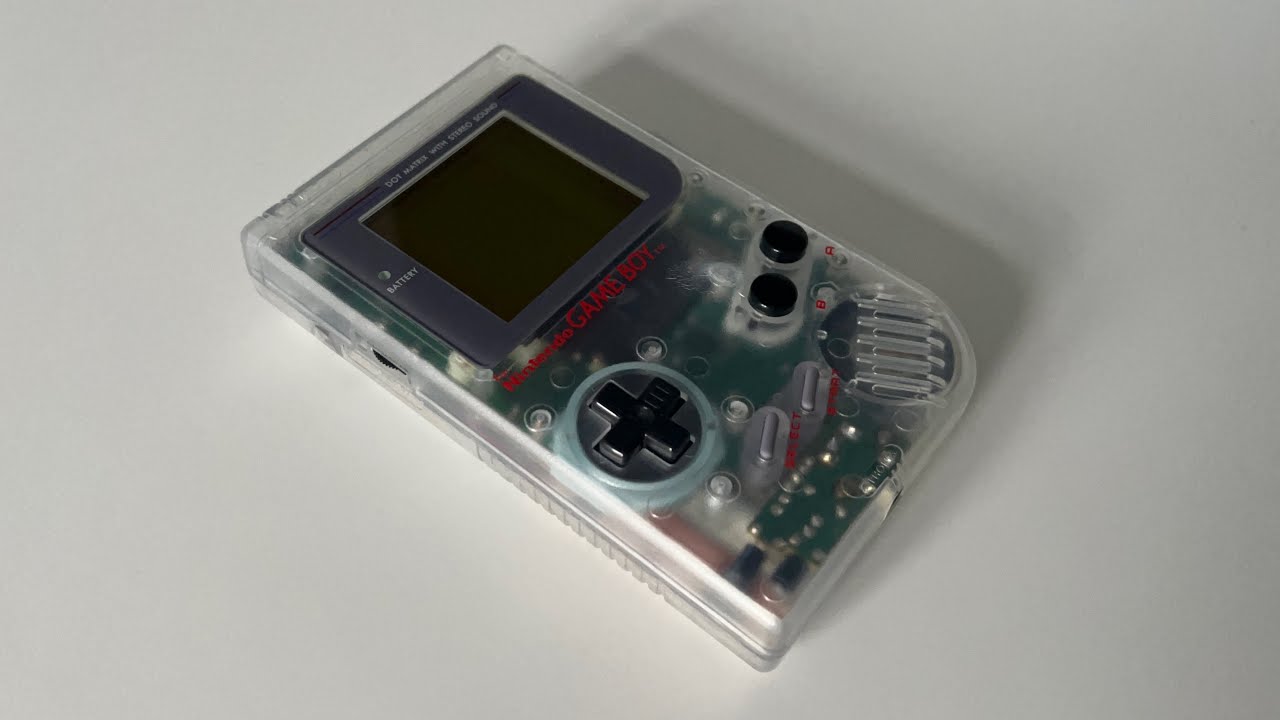 Custom Clear Gameboy Original