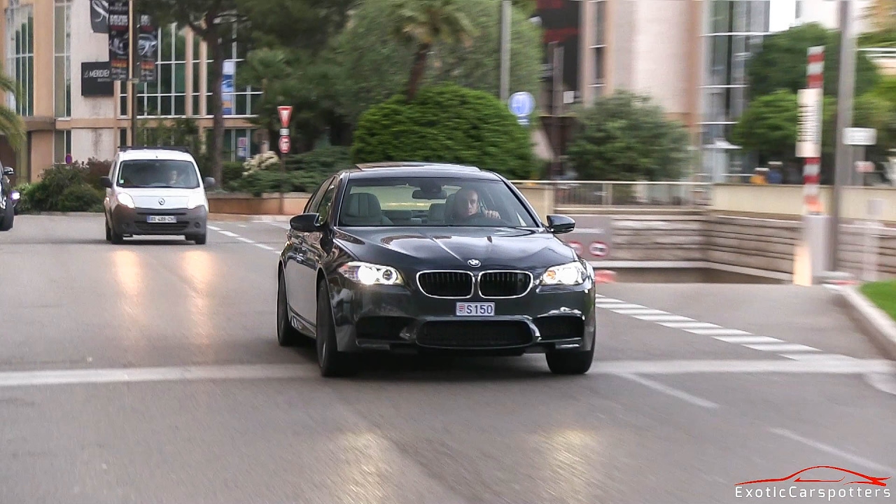 BMW M5 F10 - Wheelspins & Accelerations !