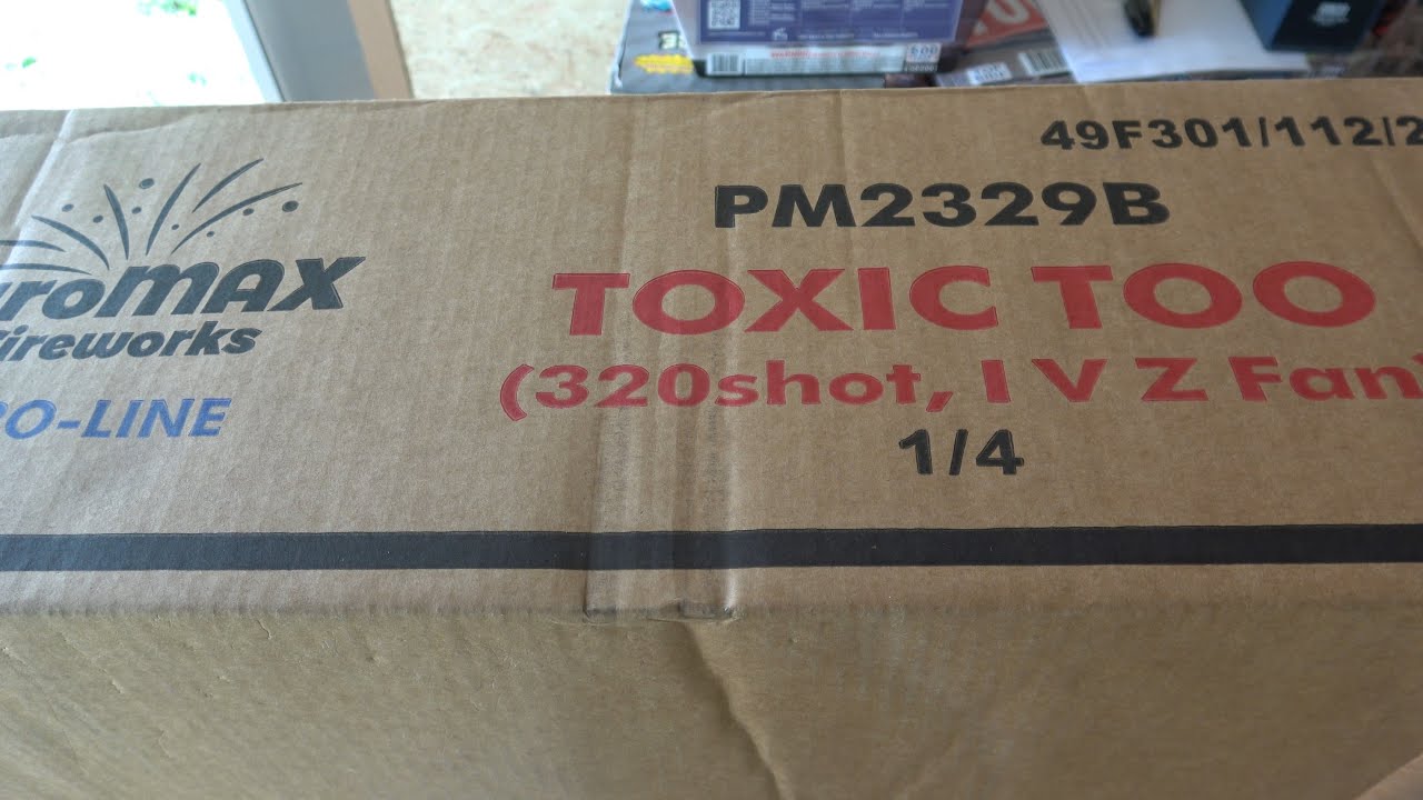 Составной торт Toxic Too 320 shot 4 cake от Pyro Max PM2329B