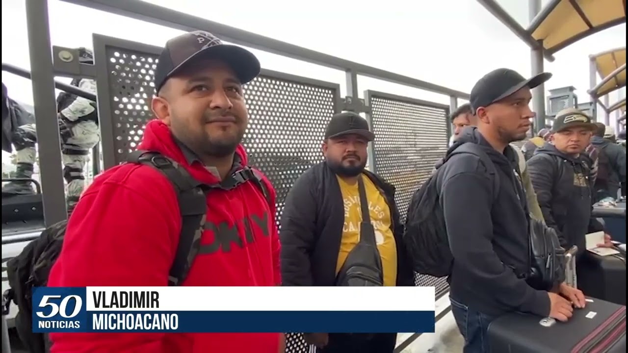 Mexicanos con visa H-2A cruzan a EE.UU. para trabajar en el campo