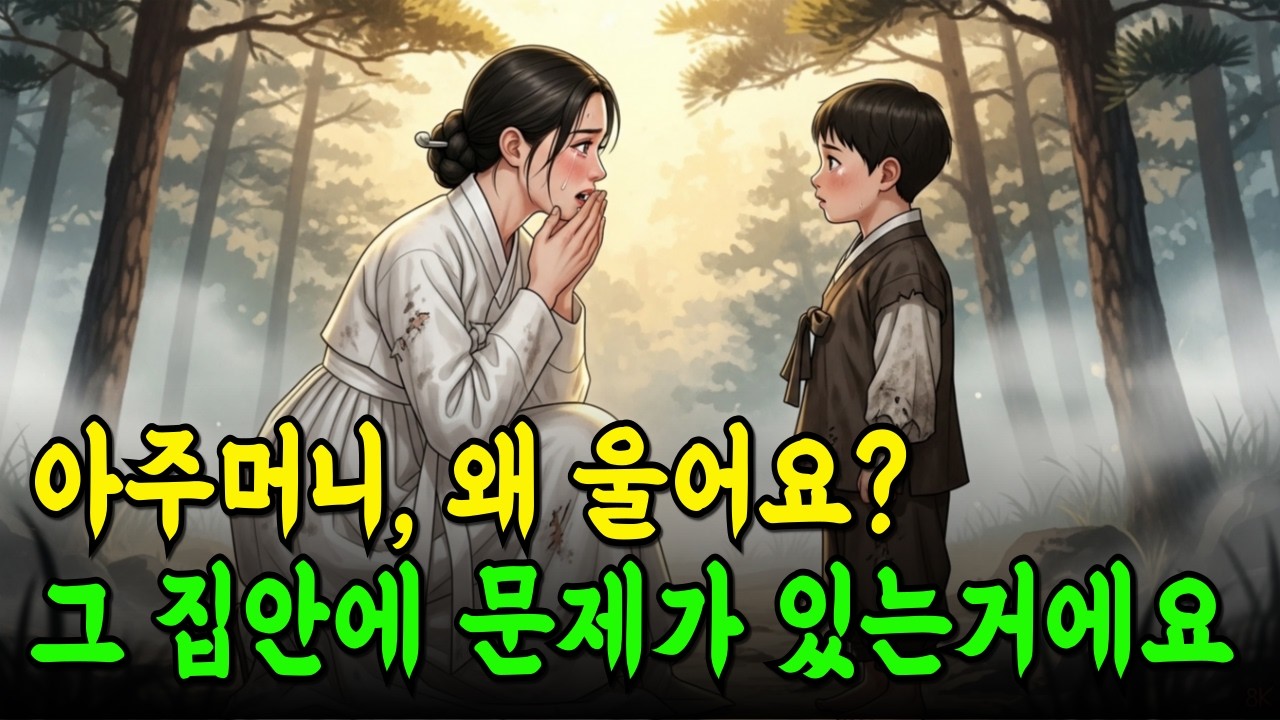 아들 못낳아 쫓겨난 며느리 앞에 나타난 산에 홀로사는 천재아이의 정체는? |야담 민담 전설 설화 옛날이야기 오디오북 수면동화 사연|