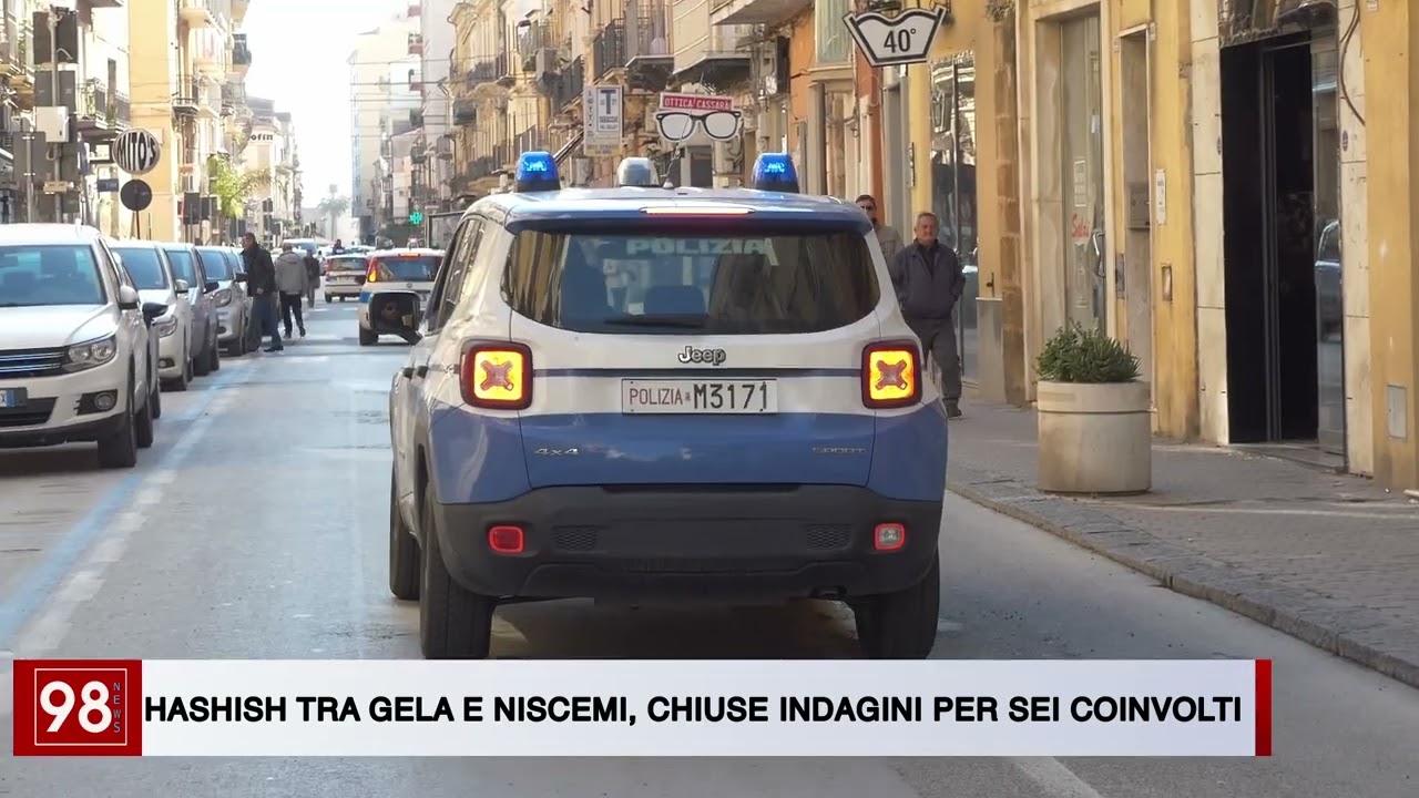 HASHISH TRA GELA E NISCEMI, CHIUSE INDAGINI PER SEI COINVOLTI