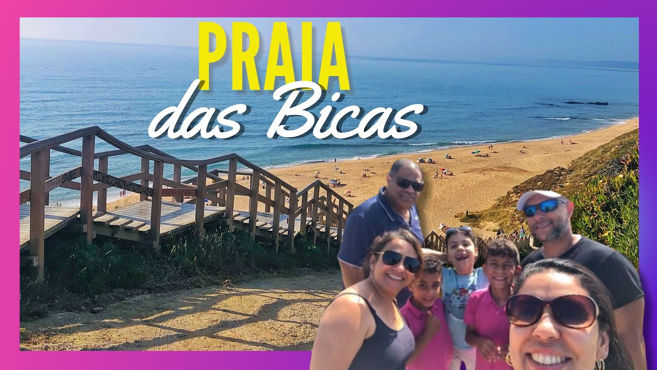 Praia das Bicas | Começando o verão em Portugal 🇵🇹 #veraoemLisboa #praiasemportugal