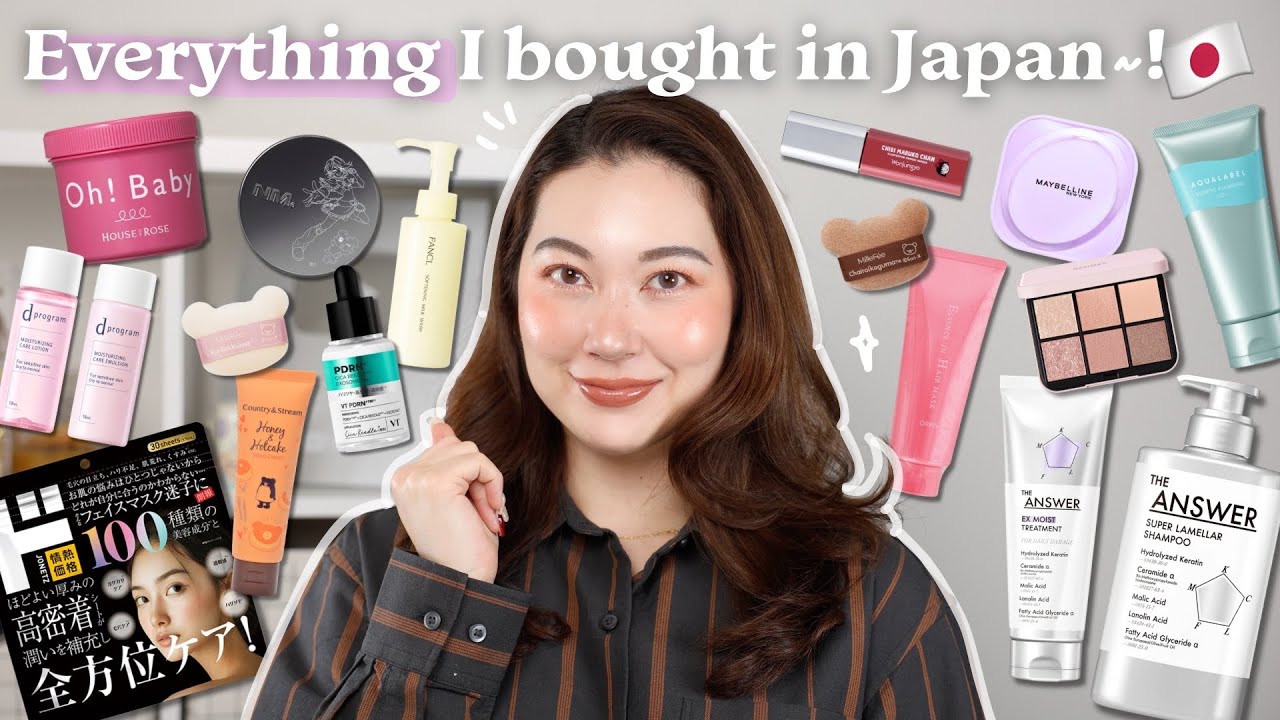 HUGE J-Beauty Haul! Skincare, makeup, hair, nails & more~ [Autumn 2025]