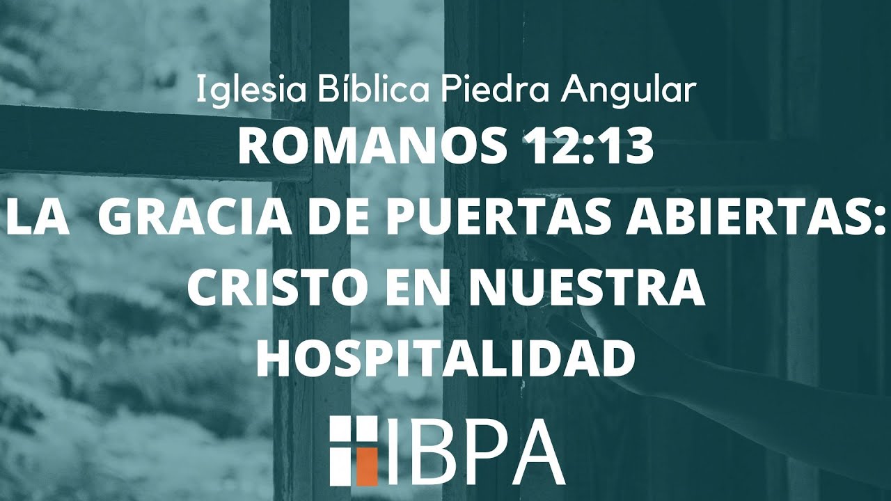 SERVICIO DOMINICAL 16 DE NOVIEMBRE DE 2025 | CRISTO EN NUESTRA HOSPITALIDAD PARTE II | ROMANOS 12:13