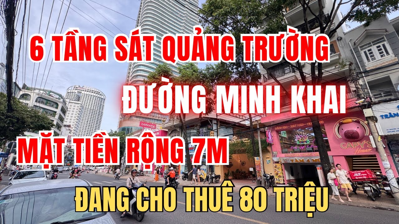 💥 6 tầng mặt tiền đường Minh Khai sát quảng trường biển Nha Trang | Nhà đất Nha Trang