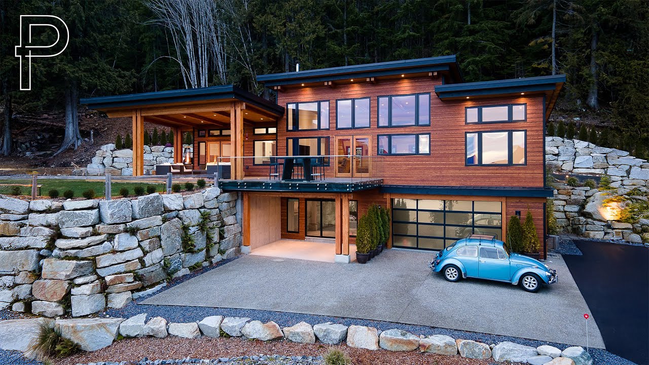 $3.9M Japanese-Inspired Timber Home | Perfectly Aligned Ocean & Mountain Views