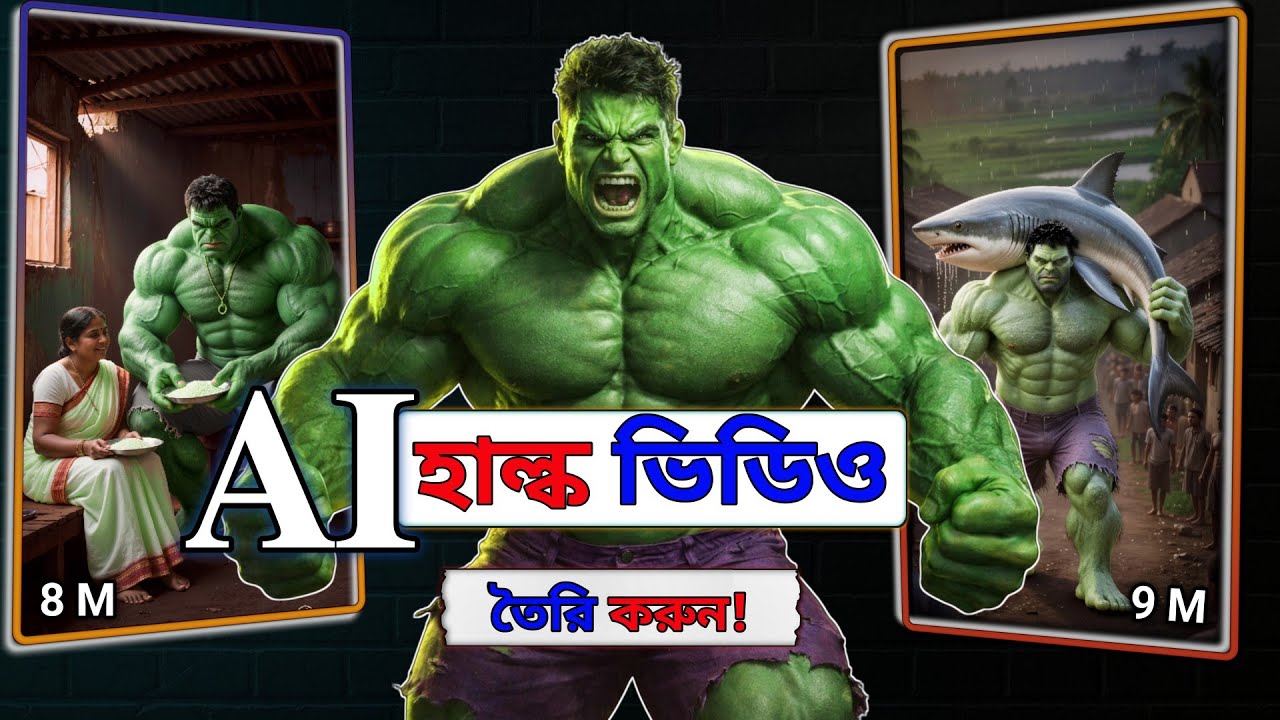 AI Hulk Video কীভাবে বানাবেন ? Step-by-Step Tutorial for Beginners (2026)