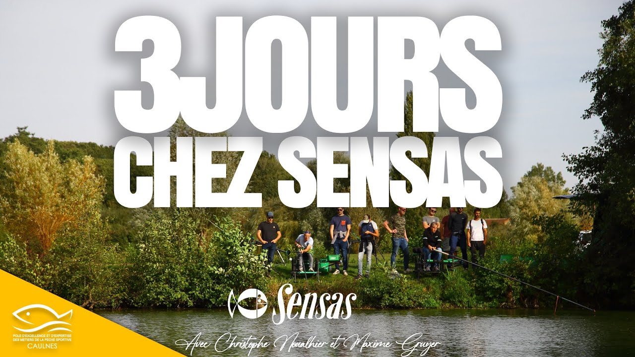 Les Stagiaires BP JEPS PECHE de CAULNES vont CHEZ SENSAS