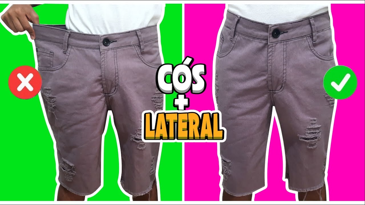 Como Diminuir / Apertar Cós e Lateral de Calça Jeans em 12 Minutos (GARANTIDO)✅
