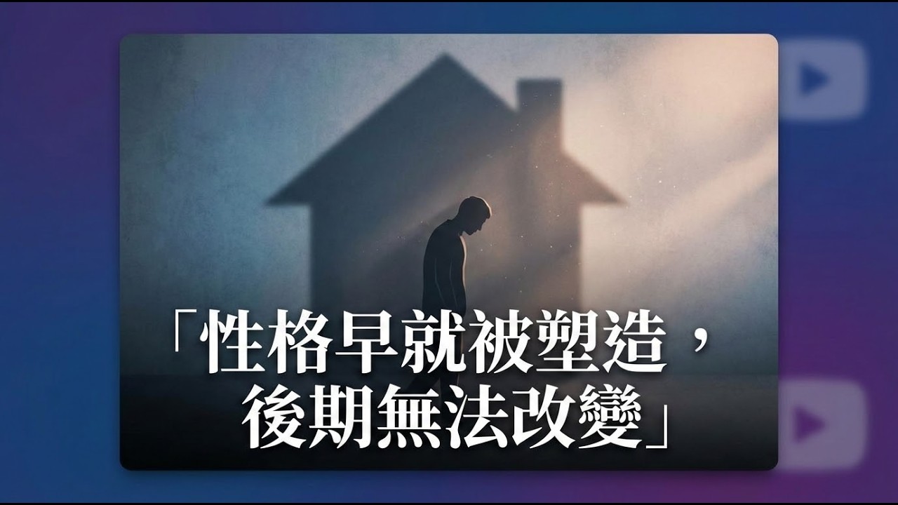 為什麼性格一旦形成就很難改變？看懂原生家庭與核心信念，停止自我責怪，完成真正的認知覺醒