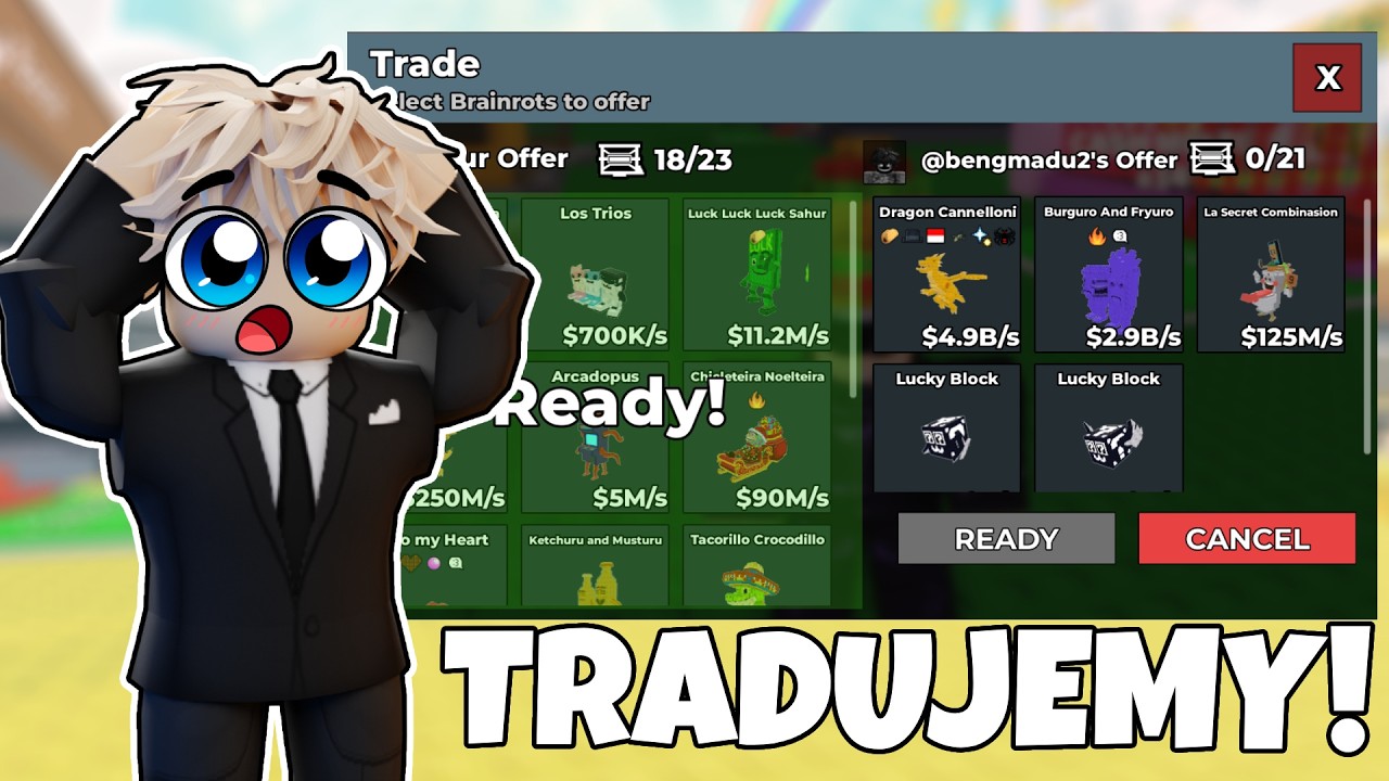 🎉TRADUJEMY Z WIDZAMI W STEAL A BRAINROT!🎉KONKURSY NA BRAINROTY!🎉DAILY LIVE (9/53)🎉