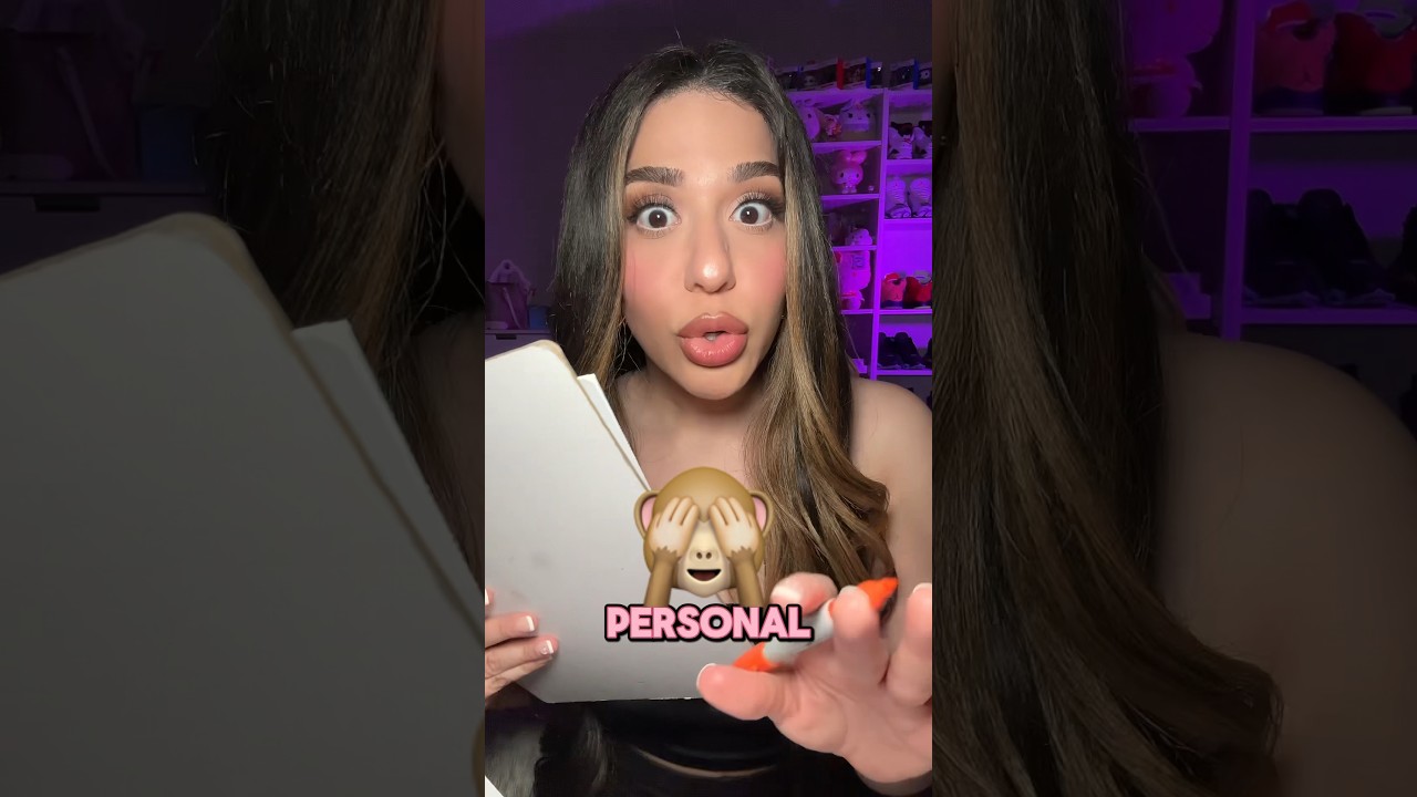 ASMR Asking Personal Questions🙈 Whispering•Marker & Writing SOUNDS• 