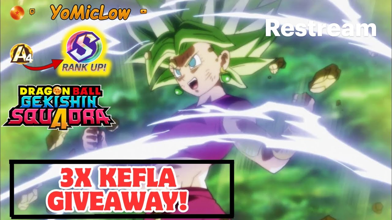 Super Saiyan Kefla giveaway! 🔴 (Rank A4 to S) Dragon Ball Gekishin Squadra