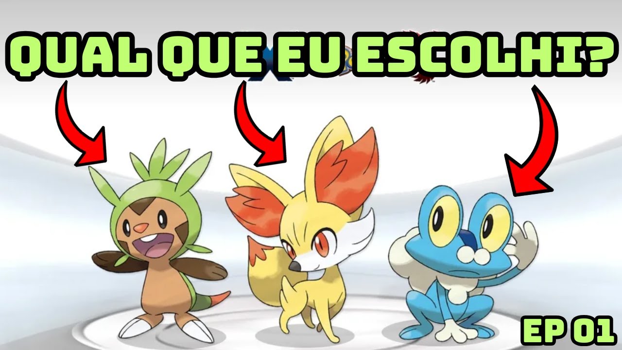 O início de uma jornada pokemon - Pokemon X - DS  - EP 01