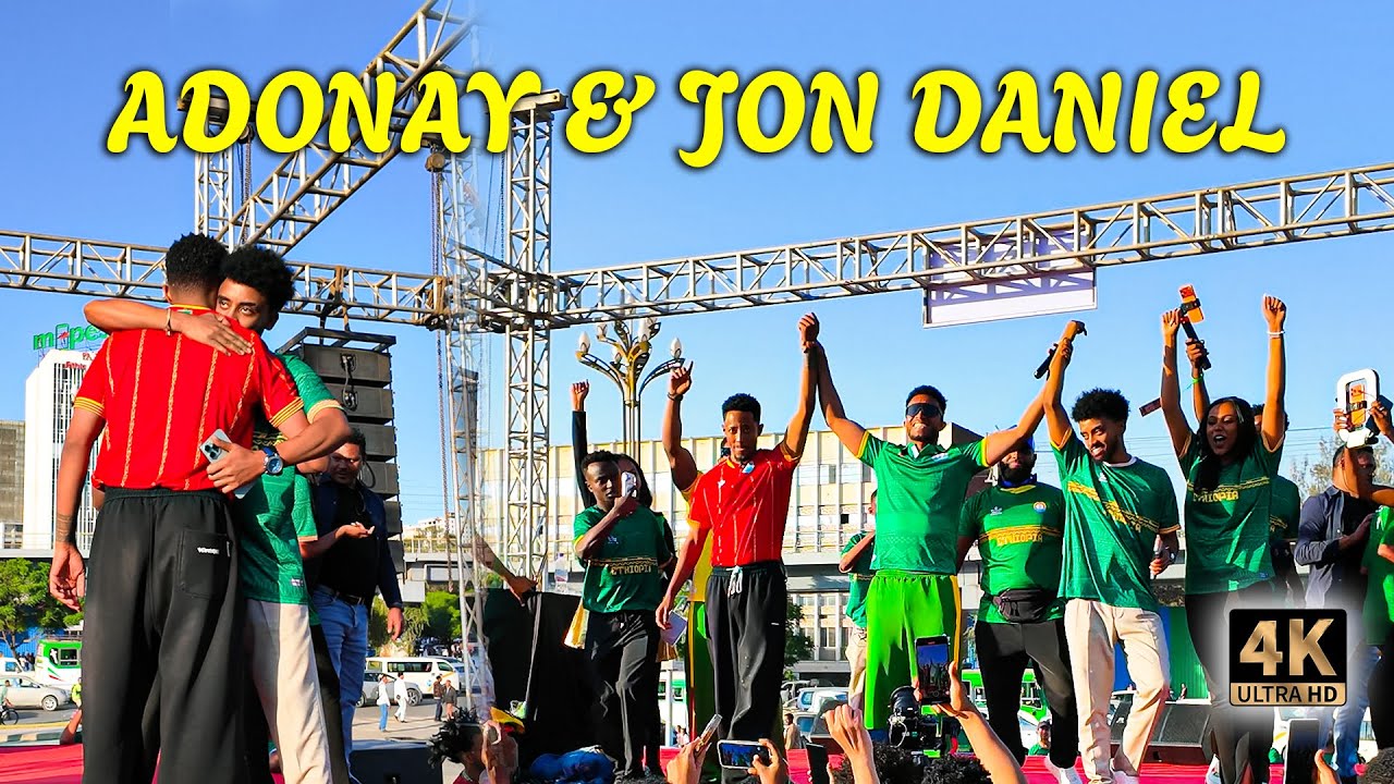 ADONAY AND JON DANIEL AT MESKEL ADEBABAY ISHOW SPEED EVENT 