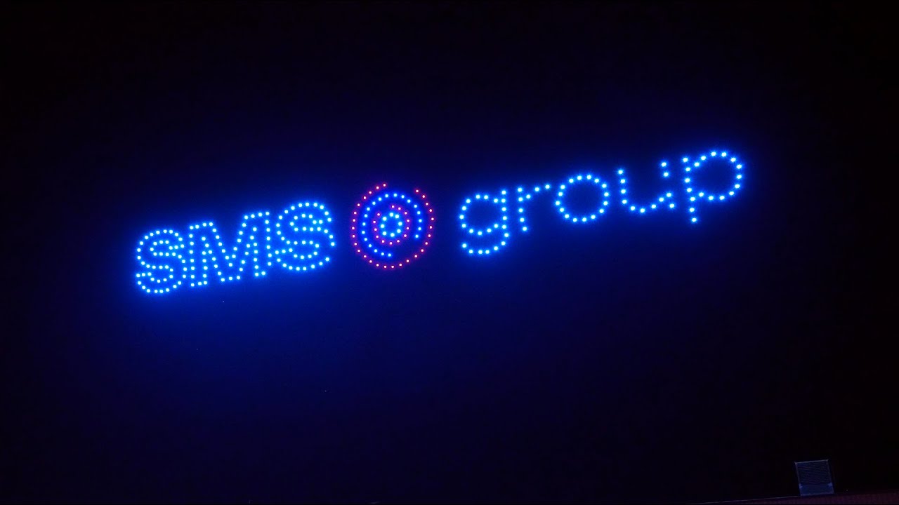 SMS group drone show - 150 years of shaping the future - Family day Hilchenbach