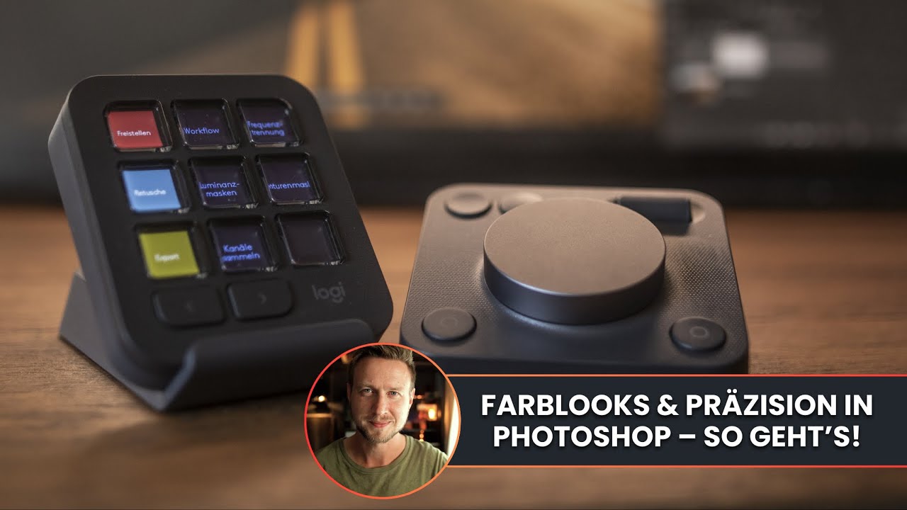 2/3 - Profi-Tipps für Farbkorrektur & Looks in Photoshop mit der Logitech MX Creative Console 🎨