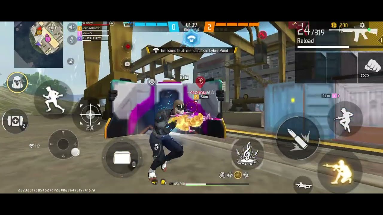 BOTAK MEMBANTAI CLASS SQUAD RANK BOYY || FREE FIRE