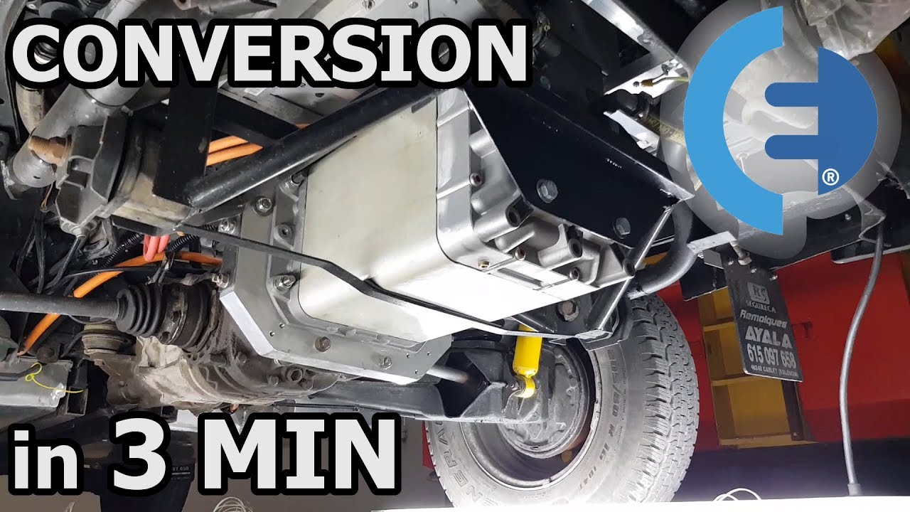 CONVERSION INTO ELECTRIC in 3 minutes – DIY  VW T3 syncro #EVWT