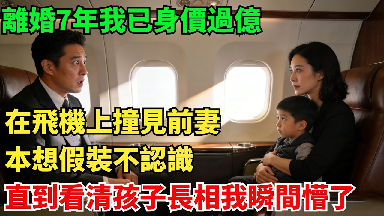 離婚7年我已身價過億，在飛機上撞見前妻，本想假裝不認識，直到看清孩子長相我瞬間懵了
#故事頻道#感人壹幕#老年生活#奇聞#情感小説#幸福人生