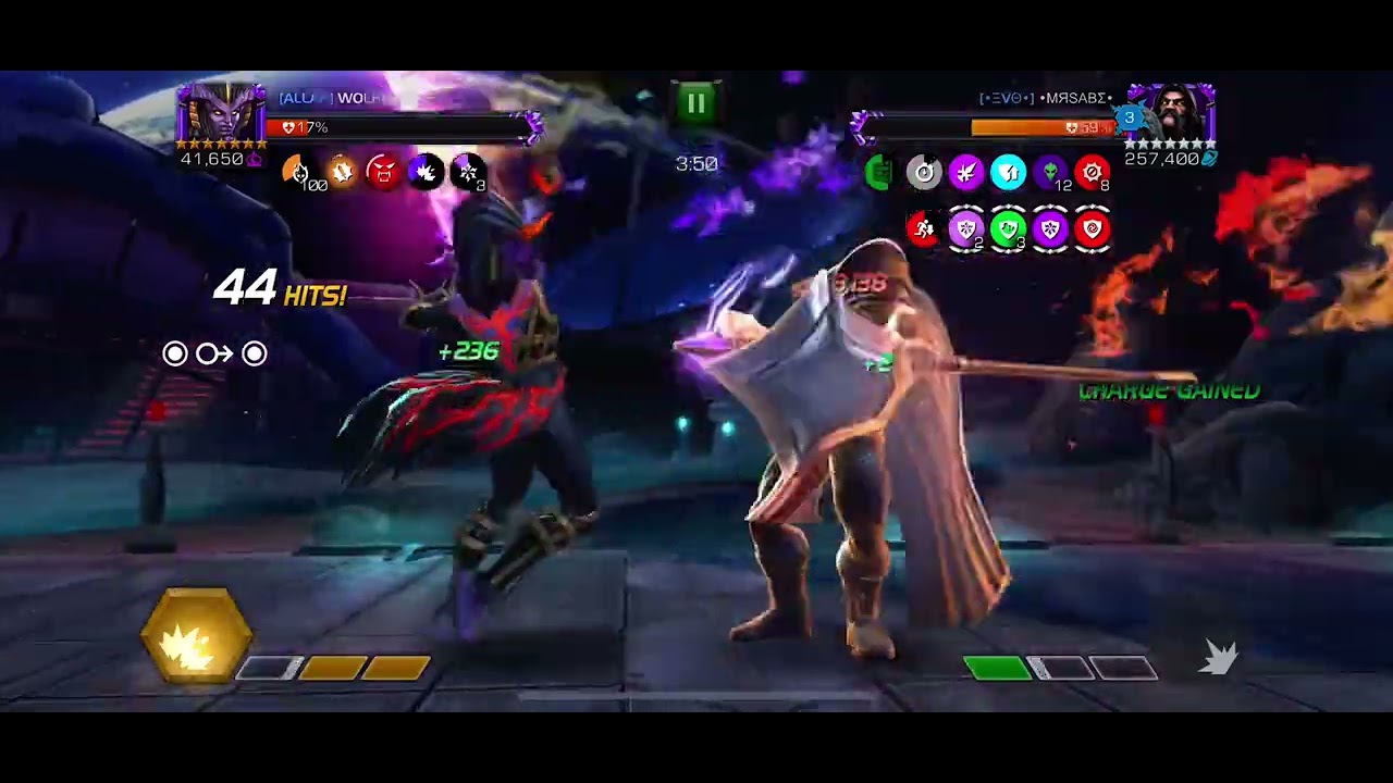 MCoC 13% Purgatory almost solos R4 Serpent Tier 1 War Boss