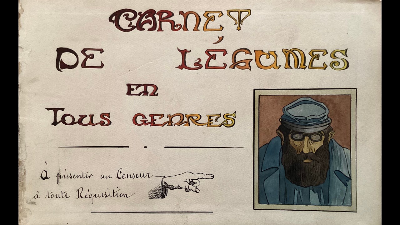 Carnet de dessins  (~1916)  de Pierre  Poitou - Caserne de Pontarlier en France.