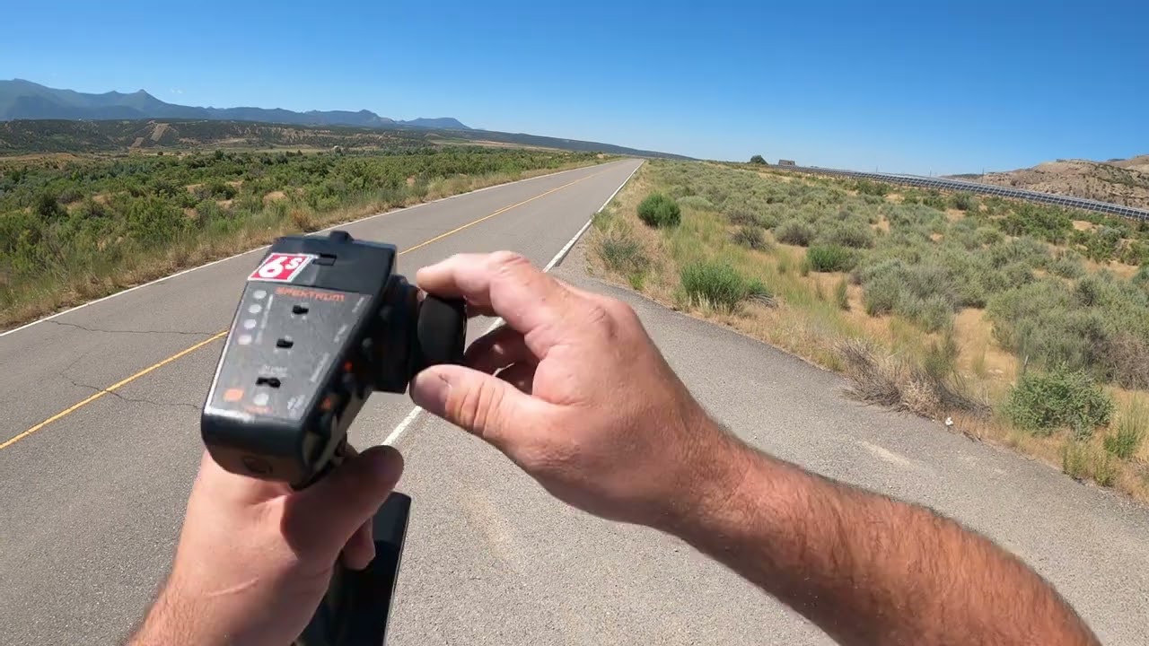 Infraction with the Max 6 and 1650kv combo speed run - 117MPH (188kph) on 8S with 29/46 gearing