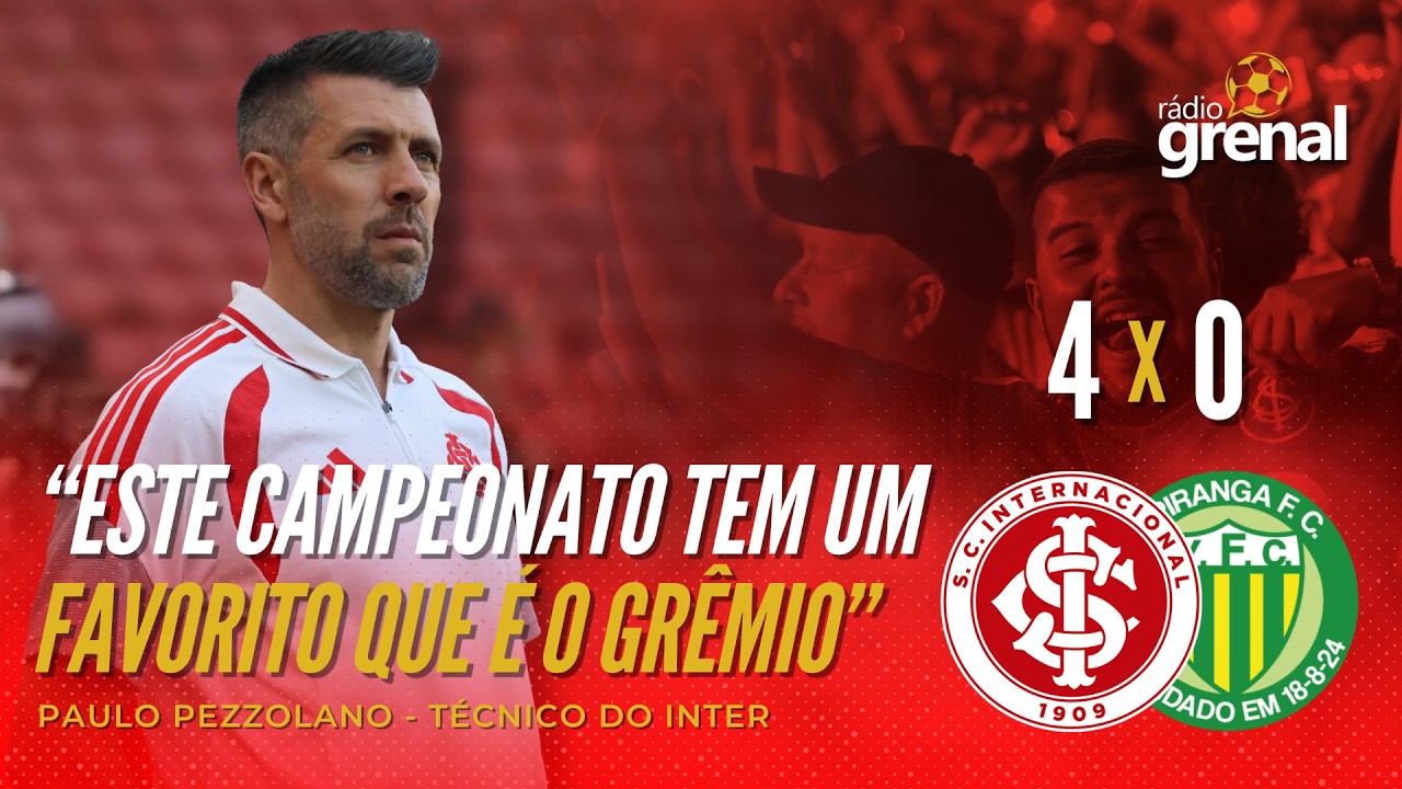 COLETIVA DE PAULO PEZZOLANO - TÉCNICO DO INTER | INTER 4 X 0 YPIRANGA