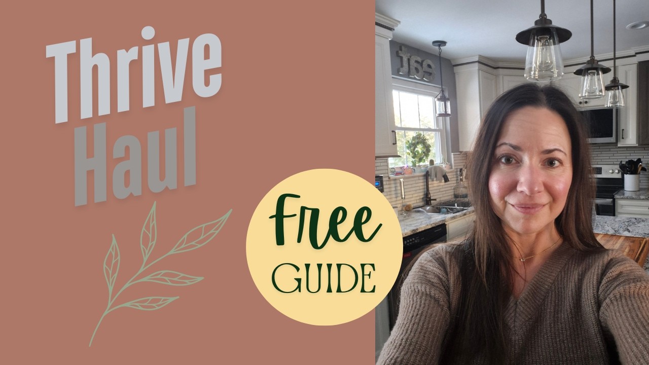 How I Stock My Cleanish Pantry (Thrive Market Haul + Free Guide)