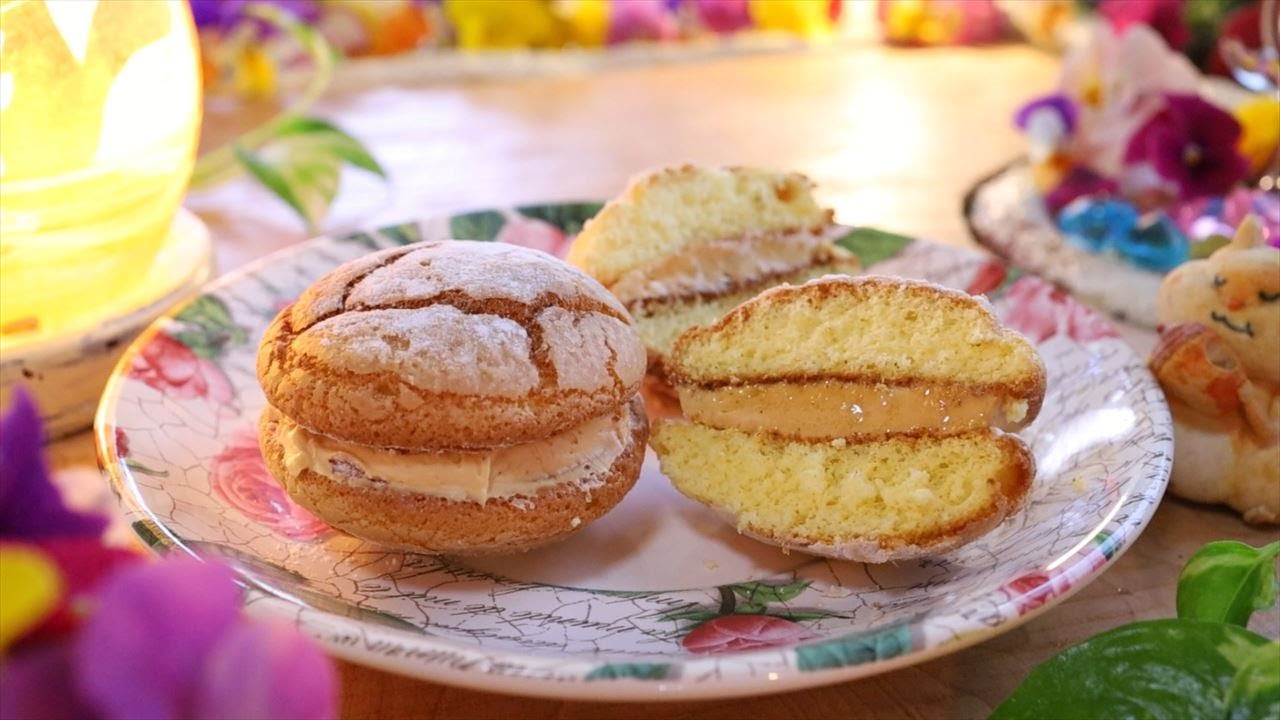 生キャラメルバターのブッセの作り方・本格プロレシピ Caramel Bouch&eacute;e Recipes｜Coris cooking