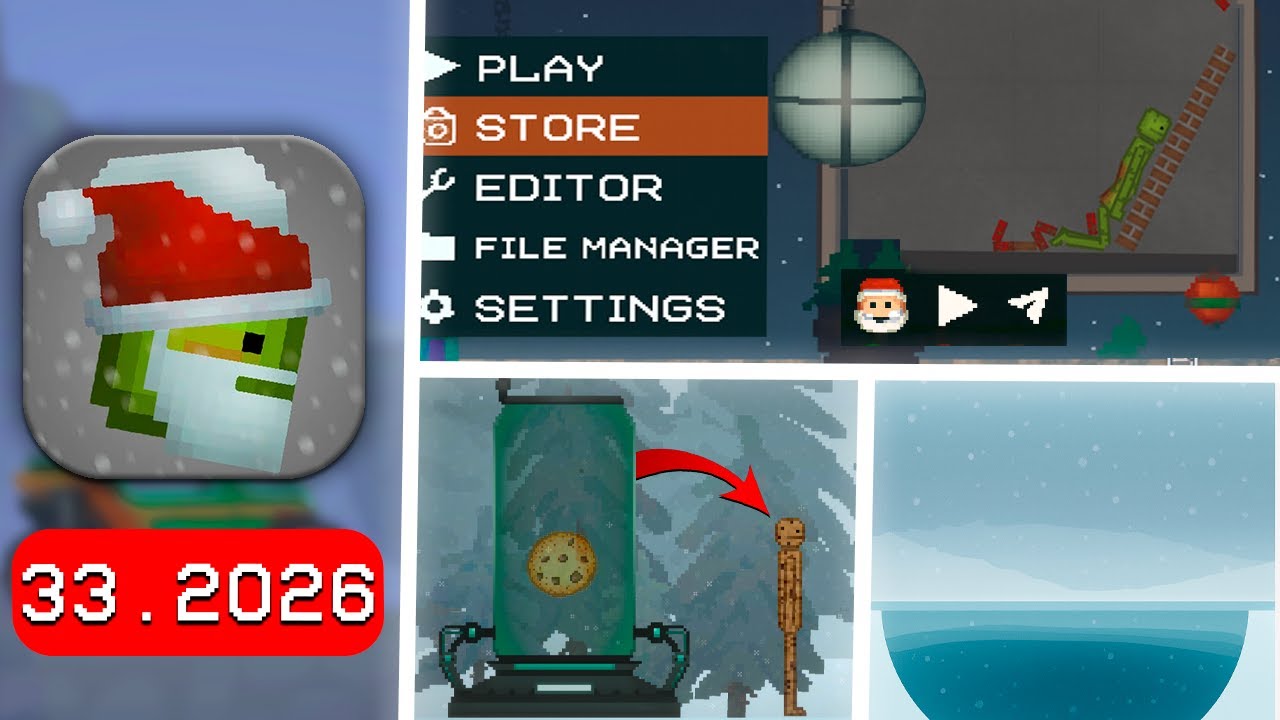 НОВОГОДНЕЕ ОБНОВЛЕНИЕ 33.2026 в MELON PLAYGROUND: КАКИЕ СЕКРЕТЫ БУДУТ ДОБАВЛЕНЫ?!