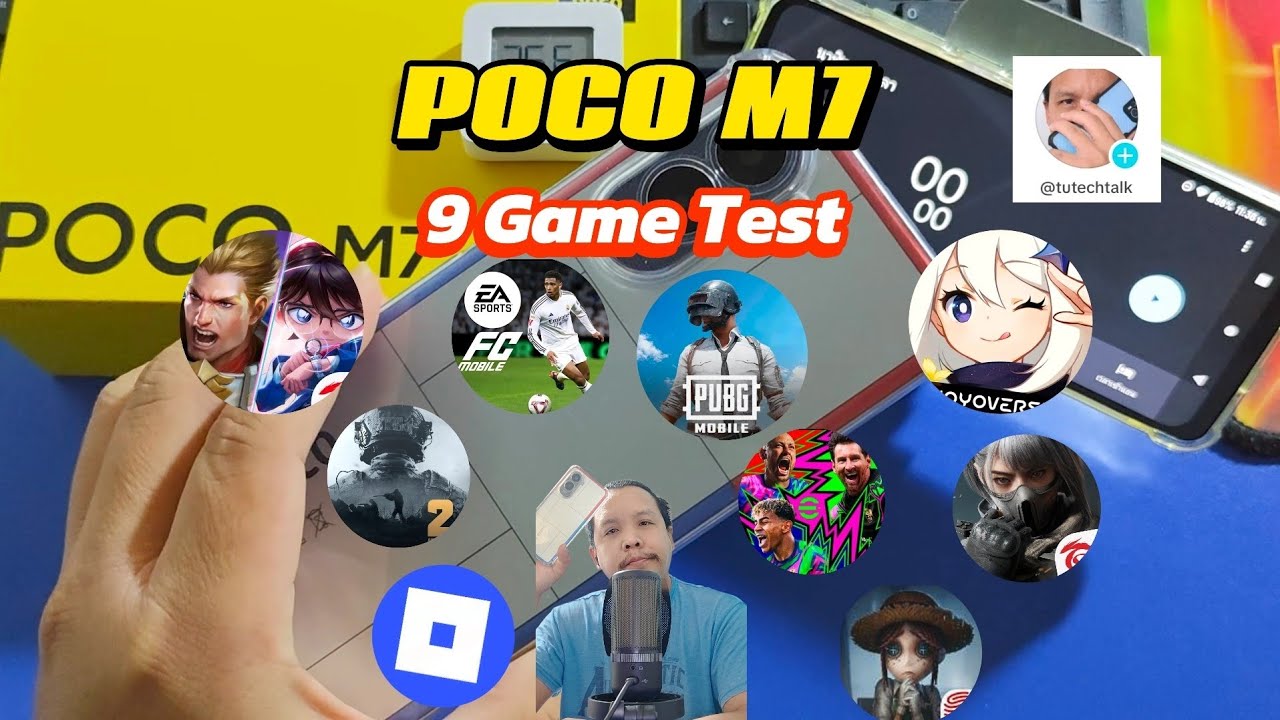 Poco M7 เทส 9 เกม  | มือถืองบ 3000 เล่นเป็นยังไงไปดูกัน... 