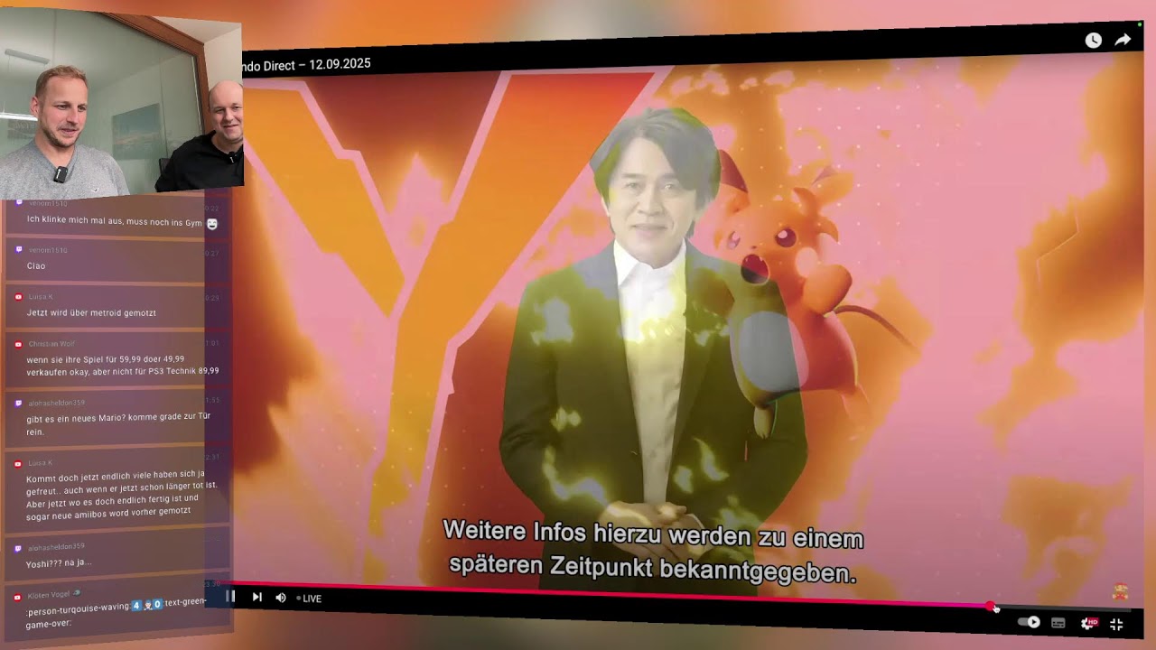 Nintendo Direct - 12.09.2025 - 15.00 Uhr - Live Reaction!