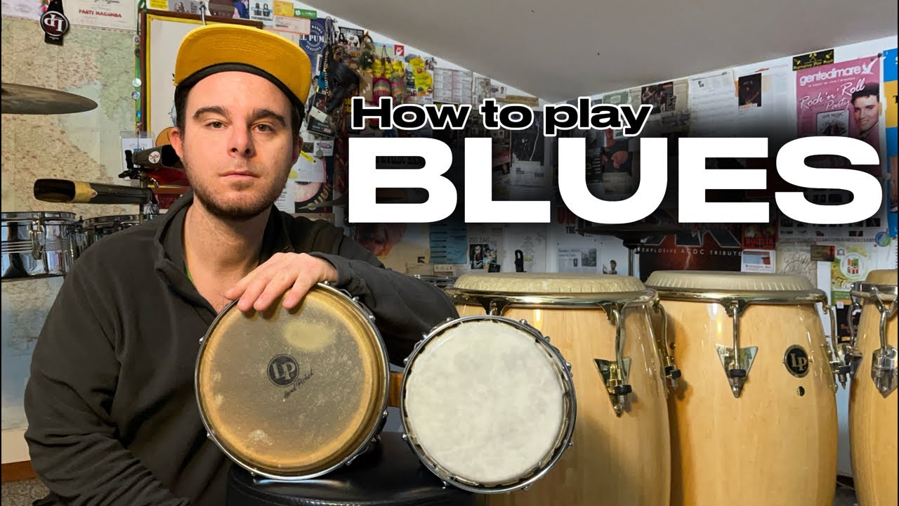 How to play Blues on Bongos