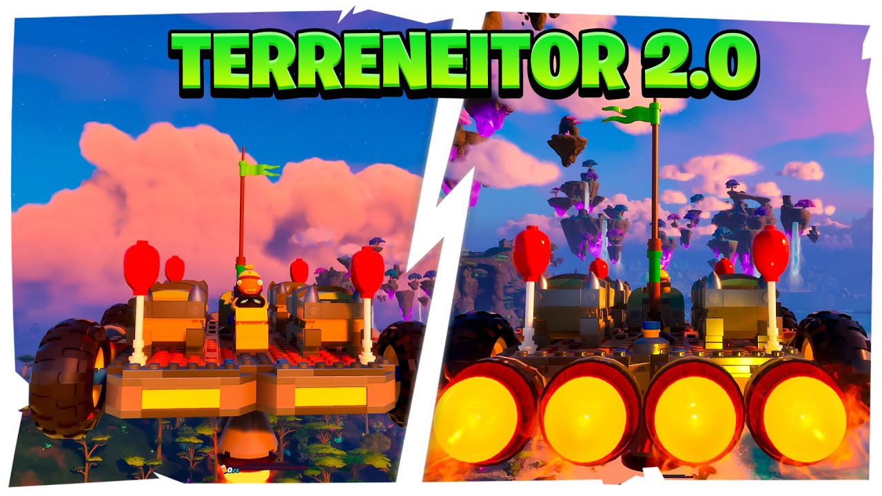 Terreneitor 3.0 - Como CONSTRUIR el MEJOR VEHICULO en Lego Fortnite