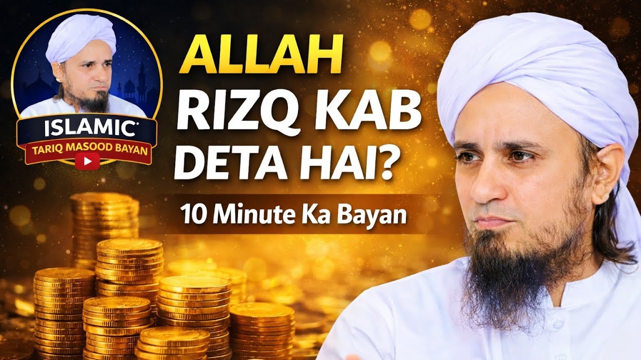 Allah Rizq Kab Deta Hai? | Rizq Mein Barkat Ka Raaz | 10 Minute Ka Powerful Bayan 