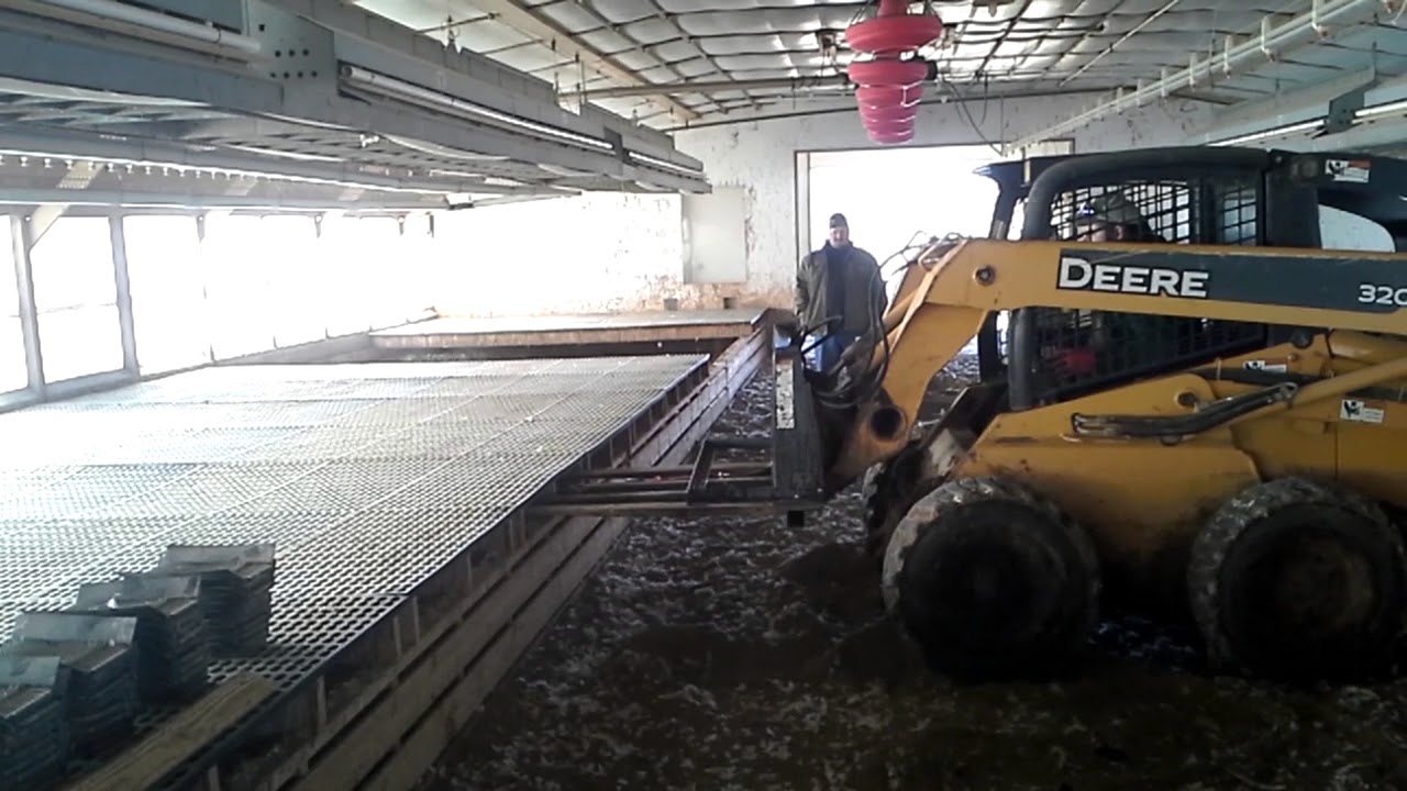 Beck Farms breeder house slat removal attachment