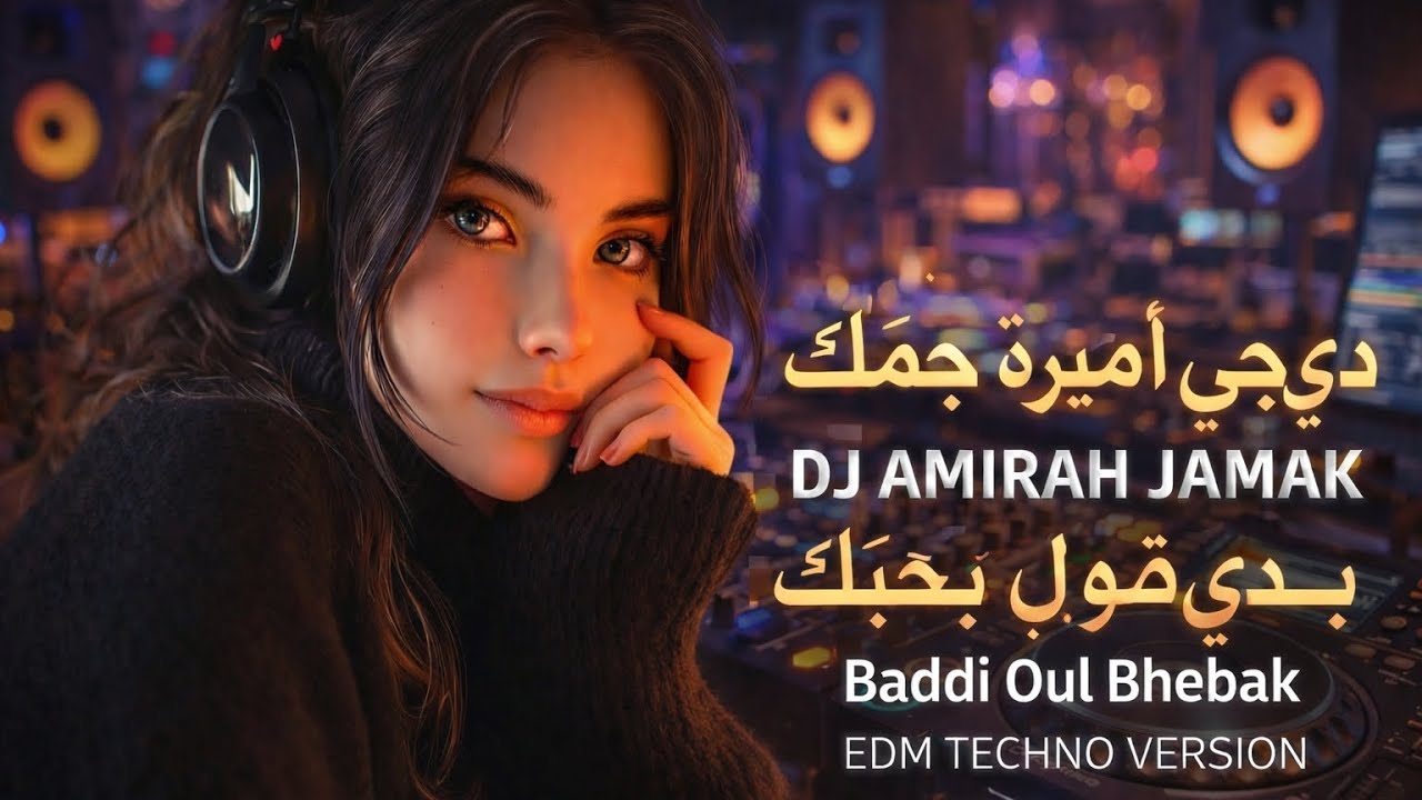 دي جي أميرة جماك – بدي قول بحبك | نسخة EDM تكنو 2026 🔥🎧